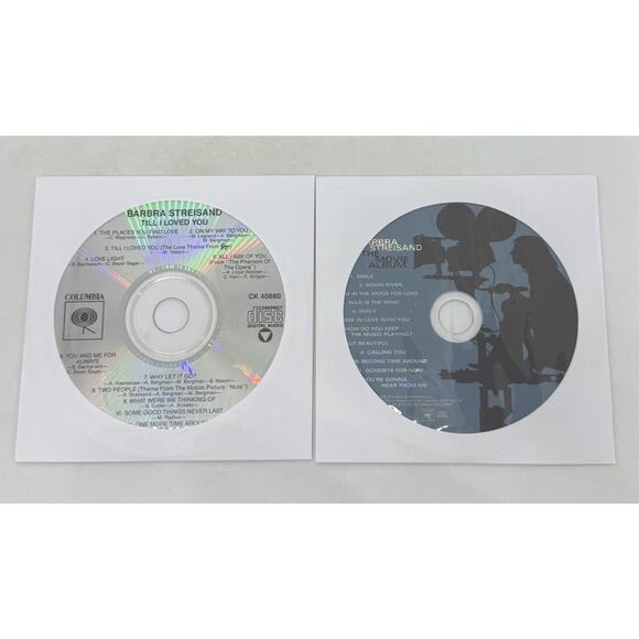 Barbra Streisand - Two CDs: Till I Loved You 1988 The Movie Album 2003 - Sleeves - Picture 9 of 9